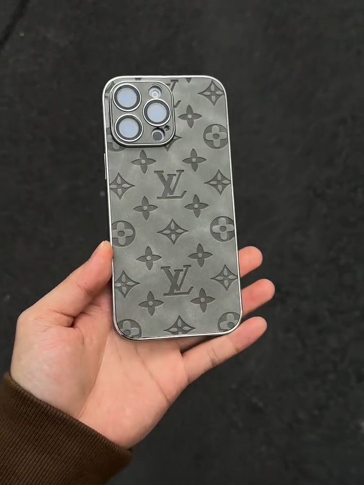 路易威登皮質金屬全包手機殼-ZUIHANG SHOP